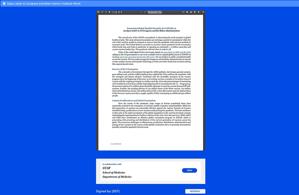 Ensuring Global Health Security for COVID-19