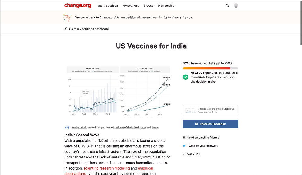 US Vaccines for India